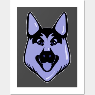 German shepherd Posters and Art